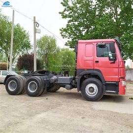 Χρησιμοποιημένα φορτηγά τρακτέρ Sinotruk Howo 50 τόνοι 371hp πρωταρχικού - έτος μετακινούμενων 2016