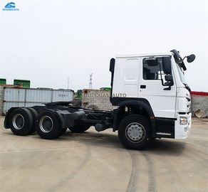 50 χρησιμοποιημένων Howo τόνοι φορτηγών απορρίψεων, χρησιμοποιημένα επίπεδης βάσης φορτηγά πρωταρχικά - κεφάλι φορτηγών μετακινούμενων