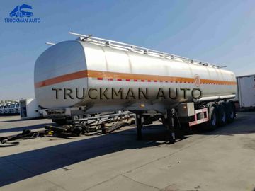 Ημι ρυμουλκό δεξαμενών αργιλίου Truckman, βυτιοφόρο τρία άξονες 40 Cbm φορτηγών πετρελαίου