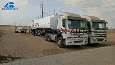 35 Cbm βυτιοφόρο φορτηγών πετρελαίου, ημι ρυμουλκό βυτιοφόρων καυσίμων για το diesel και βενζίνη