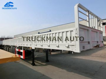 Ημι ρυμουλκό φορτηγών πλευρικών τοίχων αναστολής ανοίξεων φύλλων με τους άξονες εμπορικών σημάτων Fuwa/Bpw