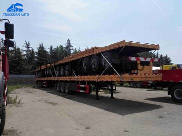 Επίπεδης βάσης μεταφορά ρυμουλκών εμπορευματοκιβωτίων μεταφορών ασφάλειας 40 FT με τη ρόδα Linglong