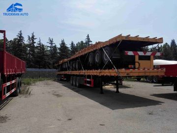 Επίπεδης βάσης μεταφορά ρυμουλκών εμπορευματοκιβωτίων μεταφορών ασφάλειας 40 FT με τη ρόδα Linglong