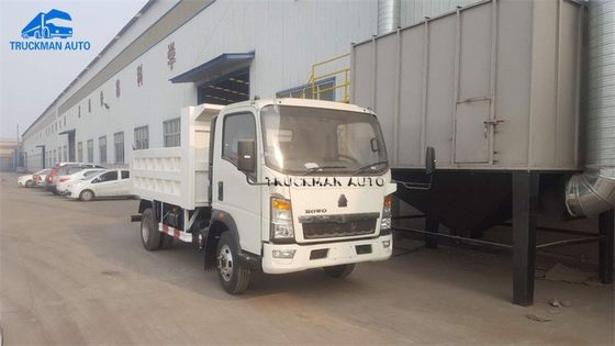 5000kg ελαφρύ Tipper Sinotruk Howo φορτηγό 3400mm βάση ροδών