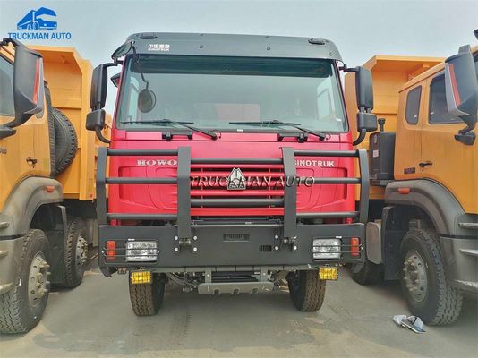 6x4 25 τόνοι Sino φορτηγών Howo 371 φορτηγό απορρίψεων για την εργασία πολιτικού μηχανικού έργων