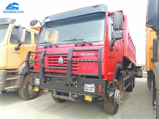 6x4 25 τόνοι Sino φορτηγών Howo 371 φορτηγό απορρίψεων για την εργασία πολιτικού μηχανικού έργων