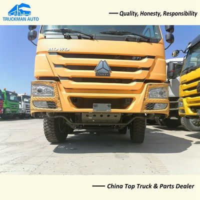 371HP 12 πολυάσχολος SINOTRUK HOWO 50 Tipper τόνοι φορτηγών για τη Γκάνα