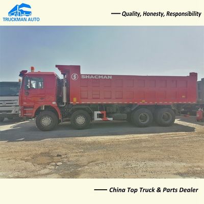 12 ρόδα SHACMAN 50 8x4 τόνοι φορτηγών απορρίψεων για τη Γκάνα