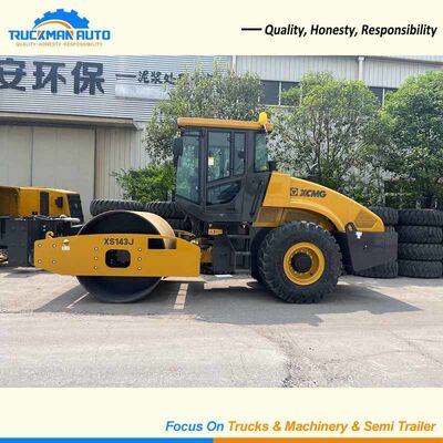 Υψηλής Διέγερσης Δύναμης XCMG XS143J Μονού Τυμπάνου Οδοστρωτήρας