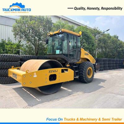 Υψηλής Διέγερσης Δύναμης XCMG XS143J Μονού Τυμπάνου Οδοστρωτήρας