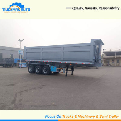 Ανθεκτικό 3 άξονες 50 τόνων U σχήμα φορτίου πτώμα απορριμμάτων ημικυριόδρομο για την Γουιάνα