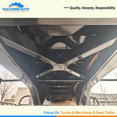 Ανθεκτικό 3 άξονες 50 τόνων U σχήμα φορτίου πτώμα απορριμμάτων ημικυριόδρομο για την Γουιάνα