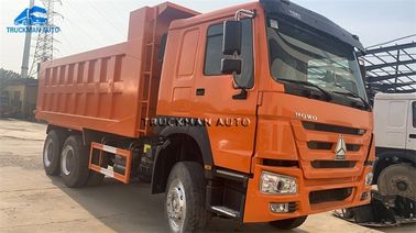 Ευρο- εκπομπή 3 φορτηγών απορρίψεων Howo έτους 2015 χρησιμοποιημένη Sinotruck 375hp