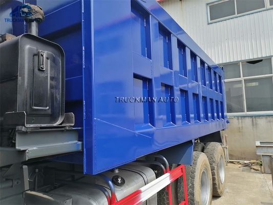 Χρησιμοποιημένο SINOTRUK HOWO 6x4 φορτηγό απορρίψεων 30 τόνου 10 κατασκευή ροδών