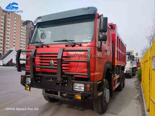 Sino φορτηγό απορρίψεων 371HP 6x4 με το στρατιωτικό προφυλακτήρα Νότιο Σουδάν