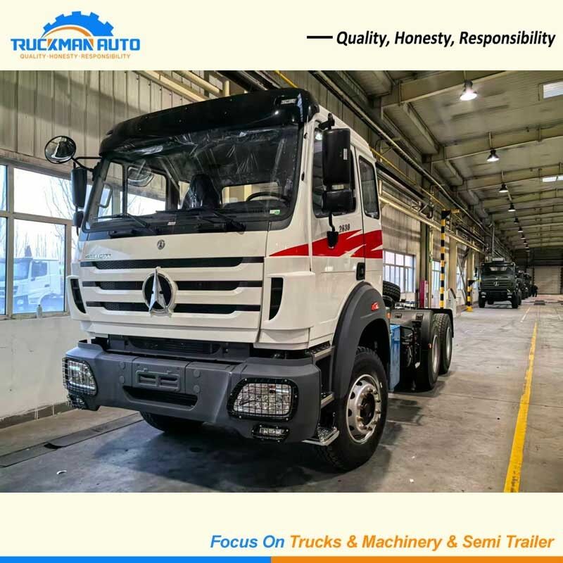 Ολοκαίνουργιο BEIBEN 2638 6X4 380HP Τράκτορας για Καμερούν